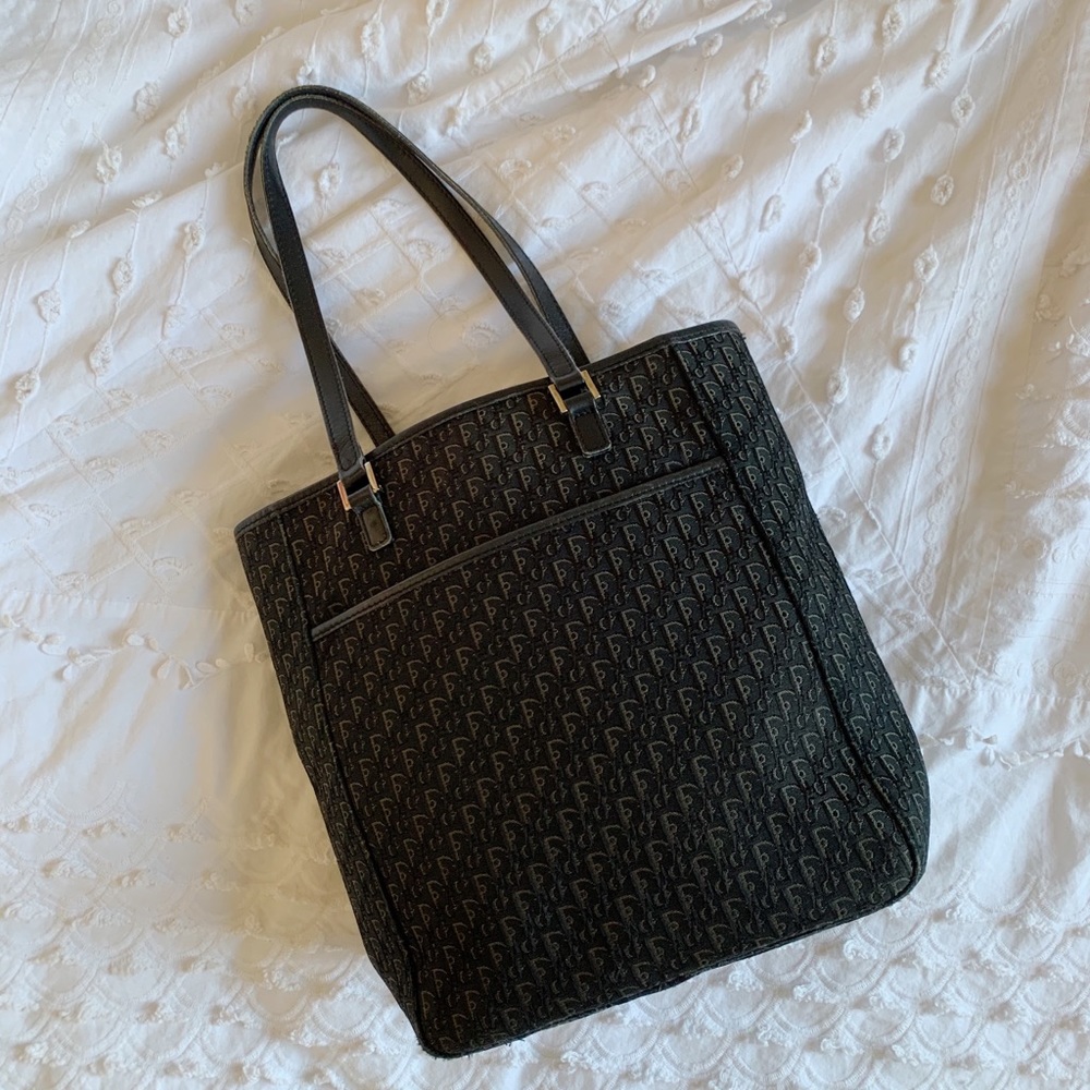 christian dior monogram tote bag